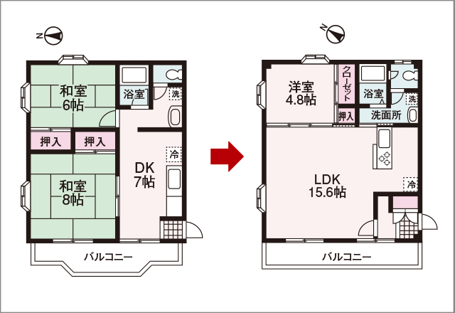 事例間取り